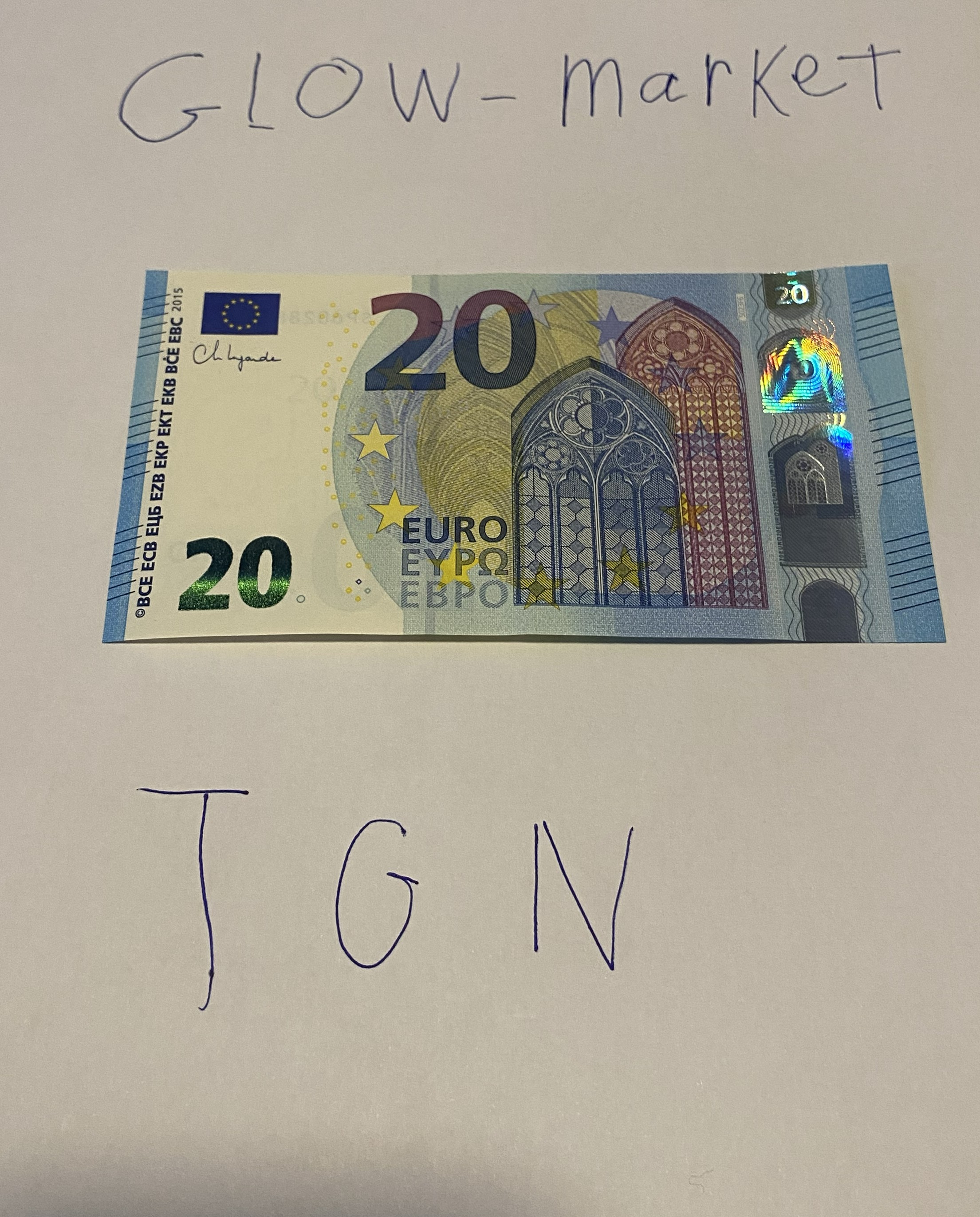20 bill front