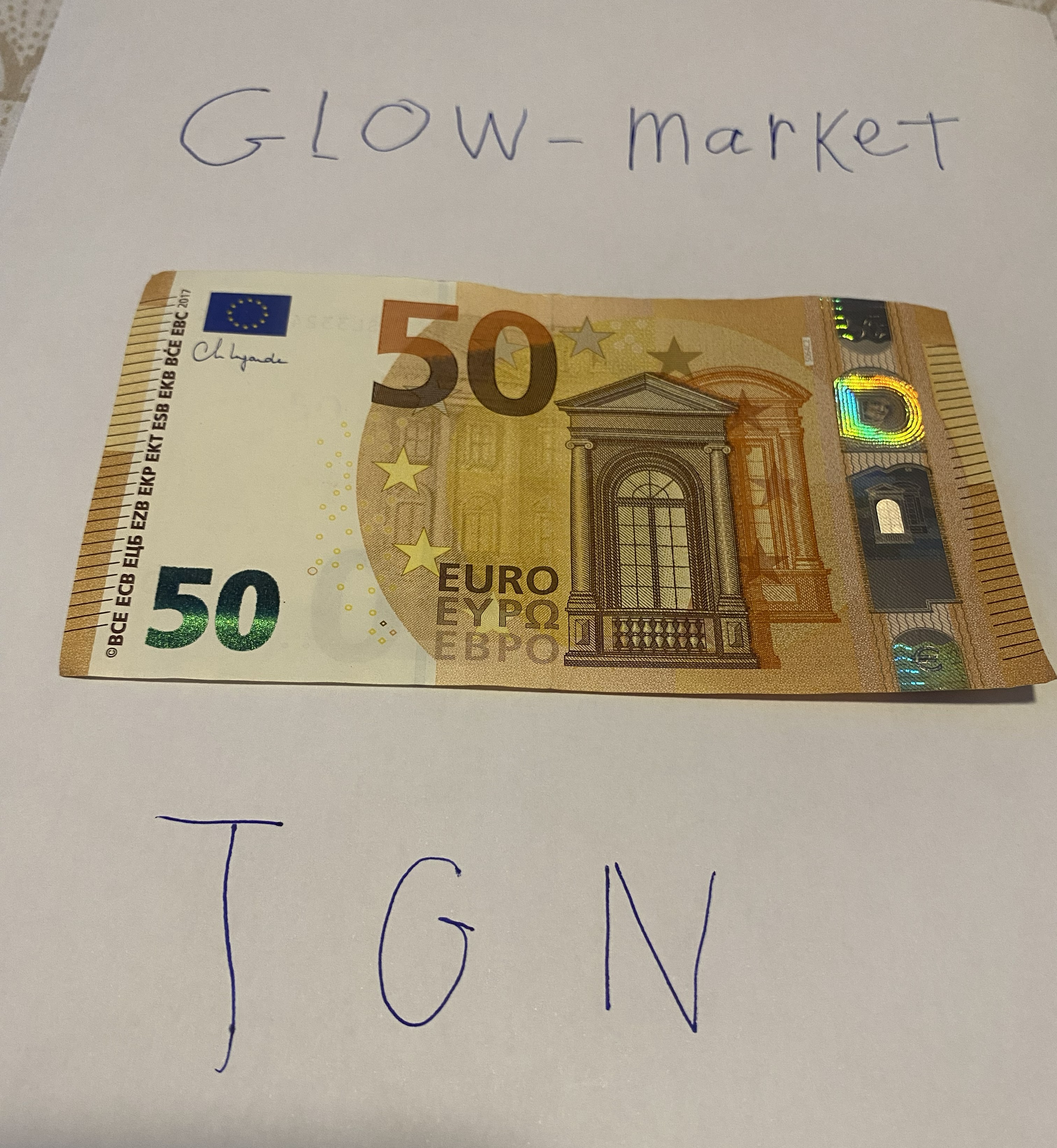 50 bill front